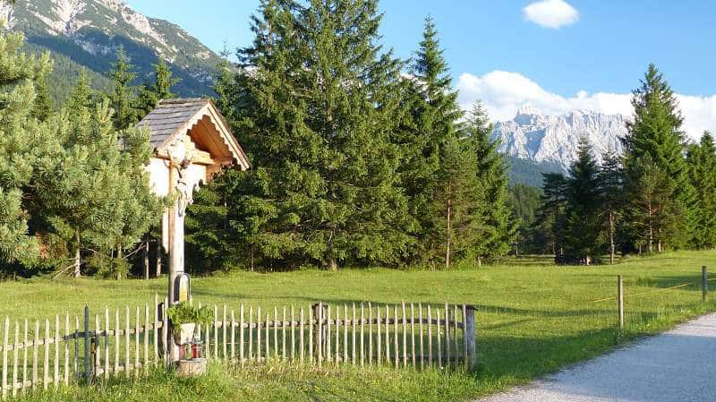 Spazierweg Krün, Almwiesen, Karwendel