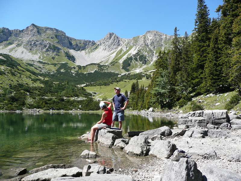 Bergsee im Karwendelgebirge, Wandern und Bergsteigen