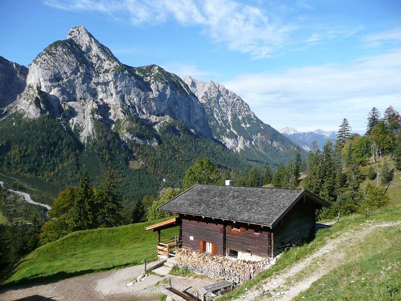 Berghütte im Karwendelgebirge